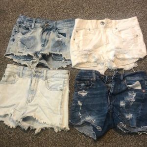 4 pairs of American Eagle Denim Shorts for $15!